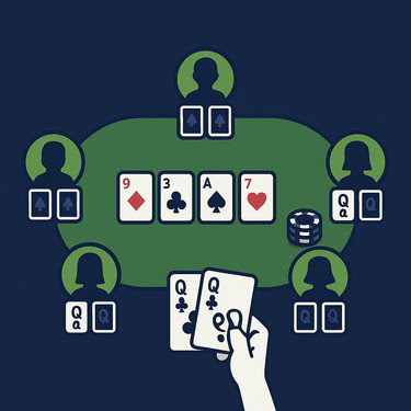 Giocatori poker Texas Hold'em