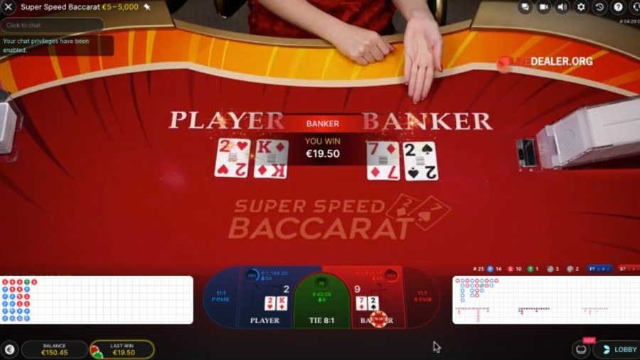 Croupier in diretta Evolution